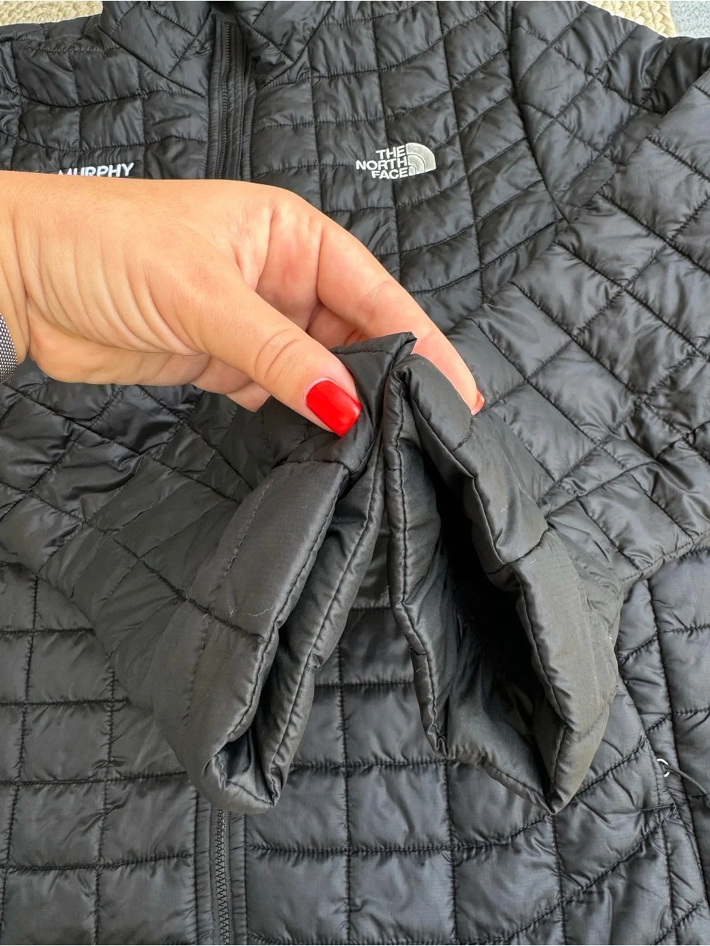 The North Face Black Quilted Insulated Puffer Jacket Men's Size M